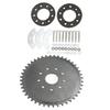 44 Tooth Sprocket with Mount Kit 9 Holes Better Transmission Performance for 50cc 66cc 80cc Motor Gas Engine
