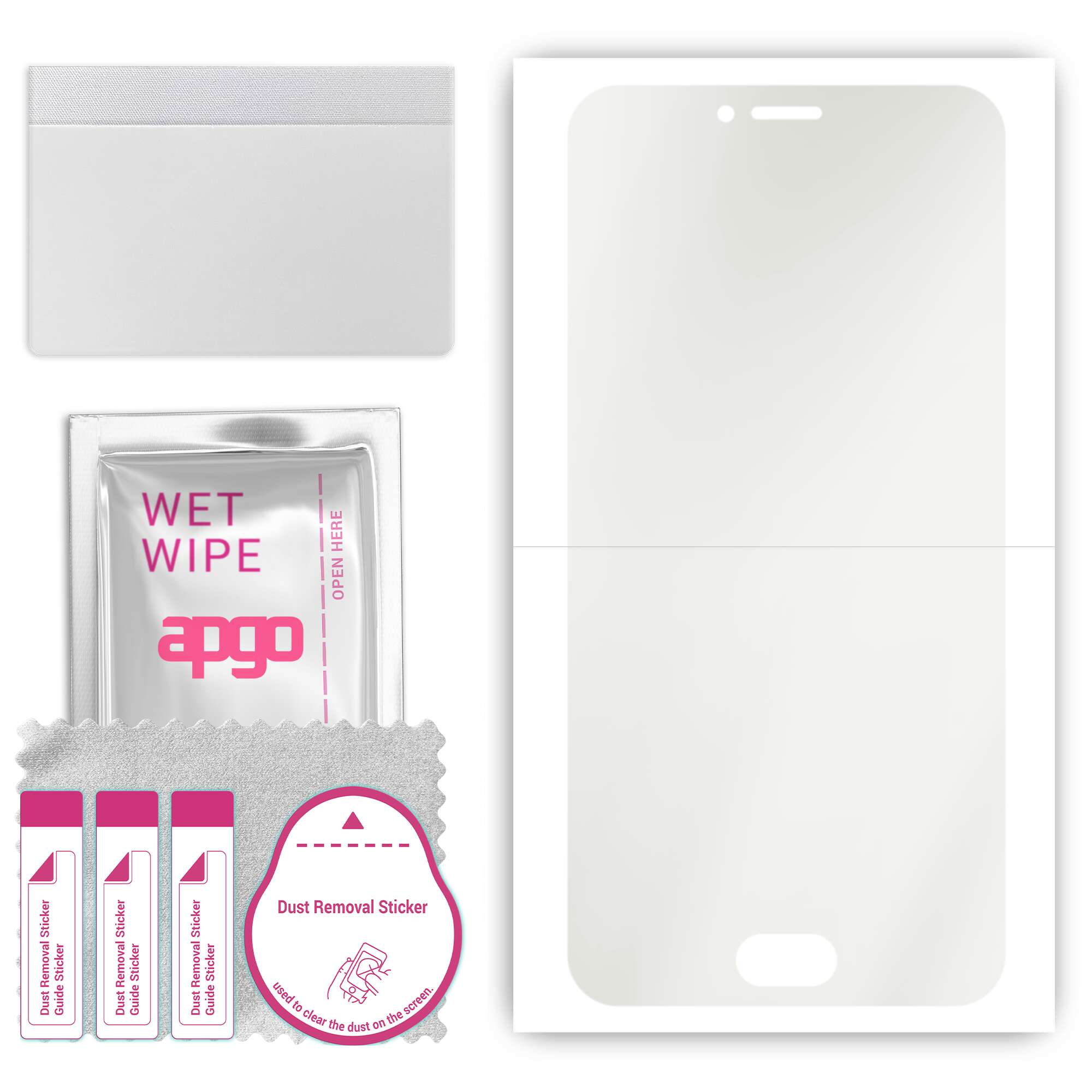 

apgo Hydrogel Matte Screen Protector для Meizu M3, гідрогелева плівка, гнучкий, м’який ТПУ з позиціонуючим шаром, легке встановлення