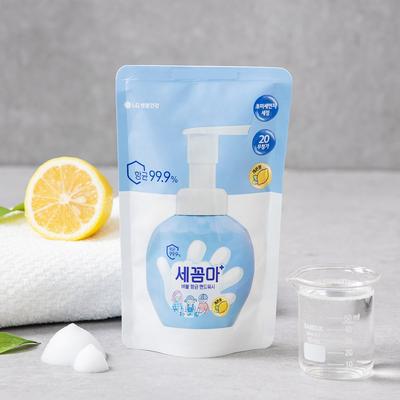 Bubble Antibacterial Hand Wash Lemon 200ml (Refill)