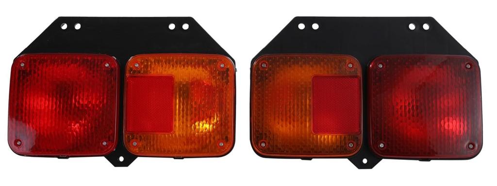 Hino Ranger Tail Lights Genuine Type Turn Signals Numbers Truck Custom Parts Aftermarket and Right Lamps/Tail (FC, FD, FE, GD) - (Part 071061/7106R,