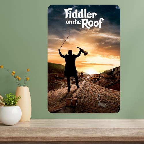 Fiddler on the Roof Classic Movie Metal Poster Sign 20x30cm（7.8x11.8inch）