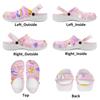 White Printed EVA Casual Clogs for Women Men Soft Sole Lightweight Breathable Slip On Sandals Slippers Summer Daily Leisure Shoes