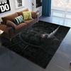 ghostblade print creative pattern non slip carpet Camping cushion doormat game area carpet anime room decor kawaii rug yoga mat
