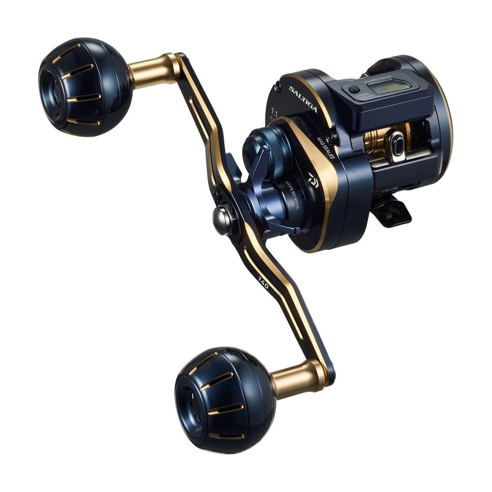 

Бейткастинговая катушка Daiwa Saltiga IC 100H-DH для морской рыбалки с счетчиком лески 100 м