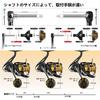 Gomexus 38mm Power Reel Handle Knob for Daiwa Type S Shimano Type A Aluminum for 18 Freems LT 20 Rubias LT Reels,