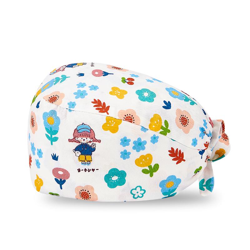 200 Kinds Adjustable Medical America National Pattern Cartoon Pet Hospital Heart Surgical Doctor Cap Surgeon Hat