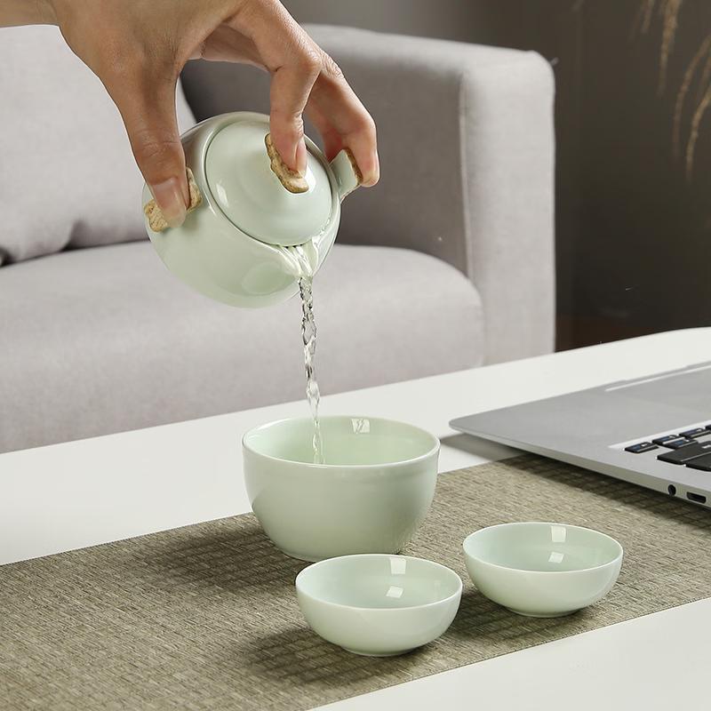 Portable Ceramic Travel Tea Set