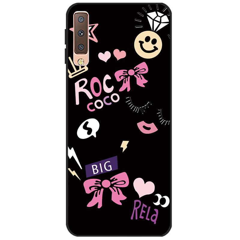 For Phone Case Samsung Galaxy A7 2018 Case Bumper Soft TPU Silicone Coque Back Cover For Samsung A7 2018 A750 A750F Case Fundas