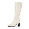 BARBARA Leather Breathable 6.5cm Long Boots Bbg851iv