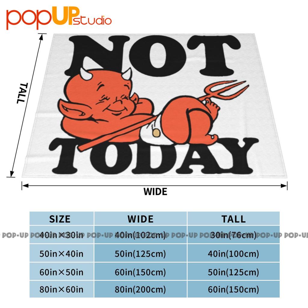Hot Stuff The Little Devil Not Today Cartoon Ultra-Soft Blanket Quilt Winter Sofa Cover Bed Covers