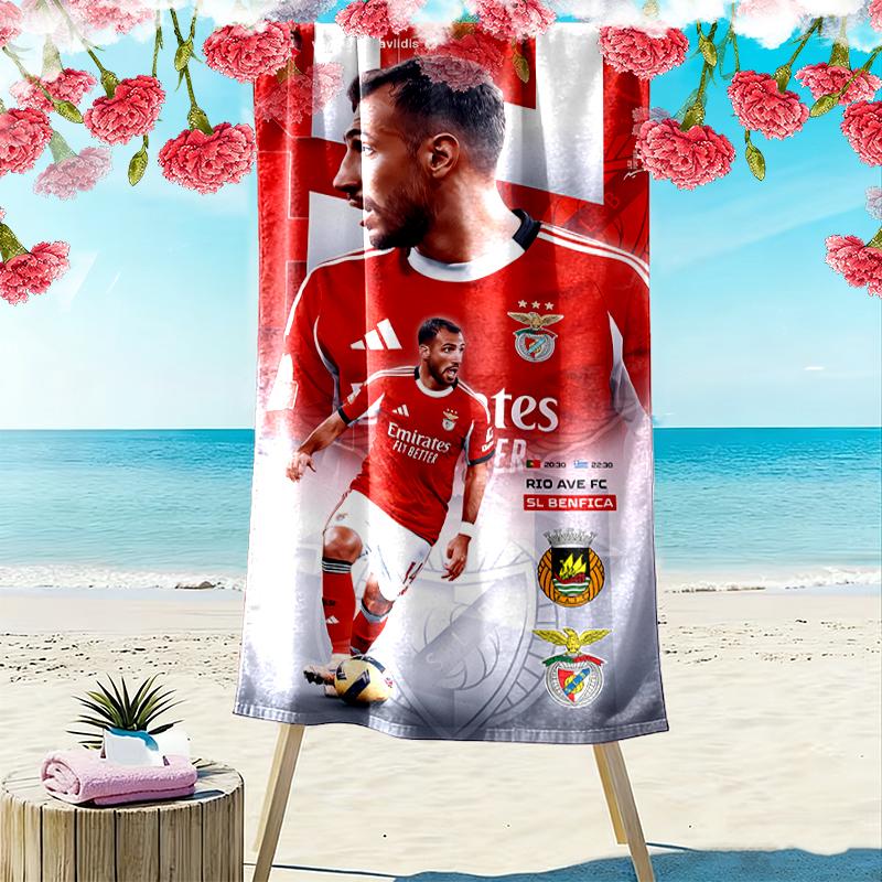 Telo Mare SL Benfica, Un Must-have per Ogni Viaggio Perfetto, Regalo di Compleanno, Festività Perfetto per Famiglia e Amici
