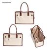 Piping Tote Carry M Dog Carry Case Carry Bag Carry Tote Canvas Cool Stylish Brown [citydog]