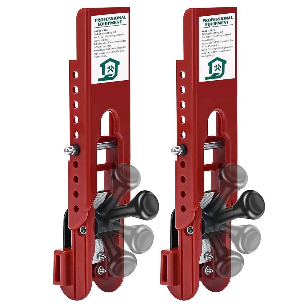 2Pcs Siding Installation Tools Siding Mounting Kit Polycarbonate Body Lap Siding Gauge Siding Installation Kit for Home Exterior