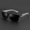 Premium Square Sports Polarized Sunglasses - Inner Temple Pattern, Comfort Fit for Cycling, Fishing, Beach & Leisure
