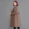 Women's 100% Wool Double-faced Mid-Length Coat