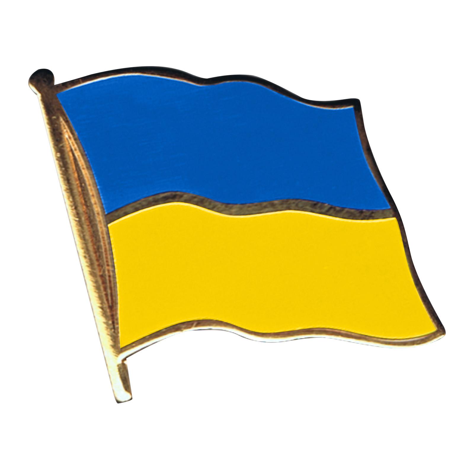 Ukraine Flag Pin Brooch Badge Pin For Clothes Decoration Clothing Accessories
