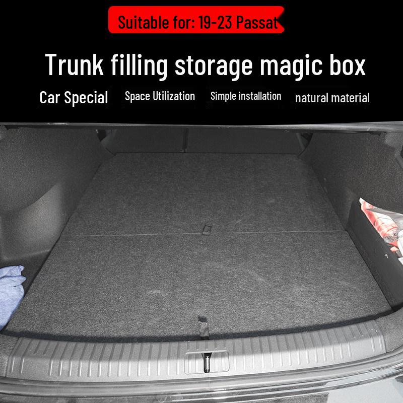 Volkswagen New Passat Trunk Organizer: Lay-Flat Wilderness Camping Storage Box