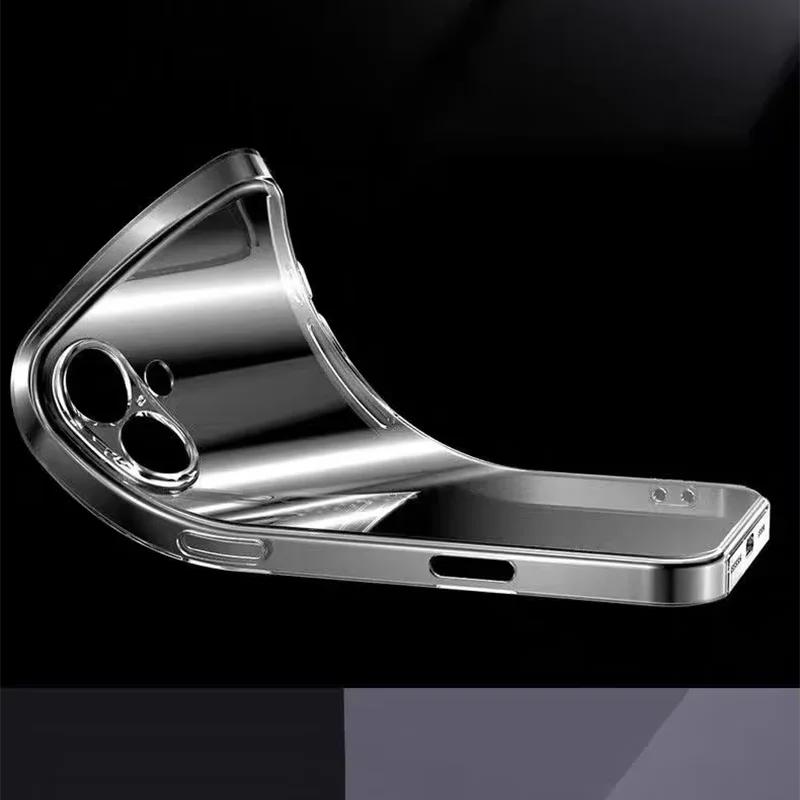 Minimalist Butterfly Fashion Trend Phone Case For iPhone 17 16 15 14 13 12 11 Mini Pro Max Plus Transparent Cover