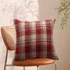 Multiple Sizes Throw Pillowcover Classic Cushion Cover Soft Christmas Plaid Pillowcase  Sofa/Bed