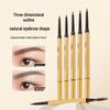 ME5 Small Gold Double-Ended Eyebrow Pencil with Ultra-Fine Tip for Natural, Clear Brows.