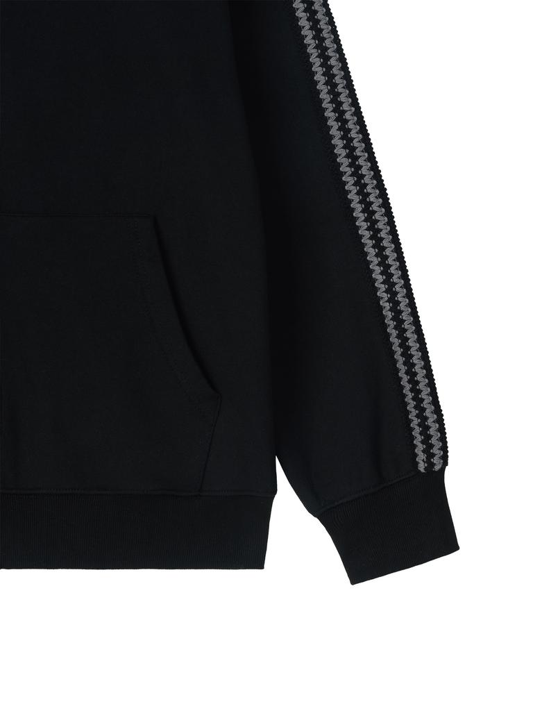 Nouvelle Lumiere Asel Zip-Up Hoodie Black
