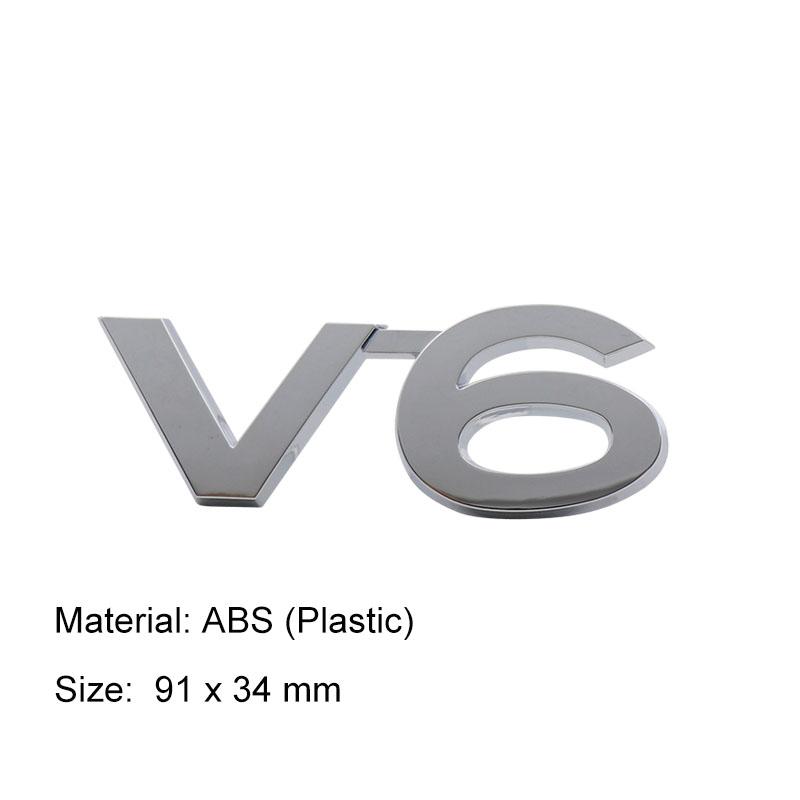 3D Premium 5.7 V6 V8 for Prado car Engine Hood Fender trunk Tail Rear Decal Emblem Badge Sticker