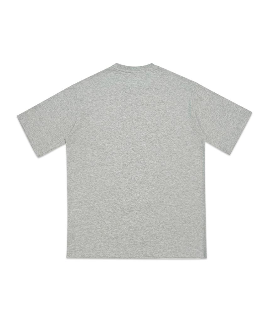 BRIAN BERRY Signature Bold Half Tee_Stone Gray