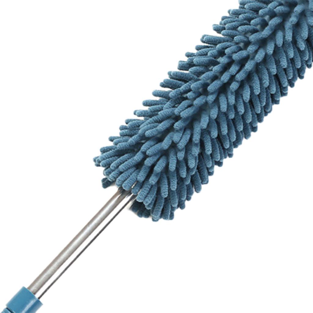 Hand Duster Detachable Washable Chenille Stainless Steel Extendable Cleaning Hand Duster for Home