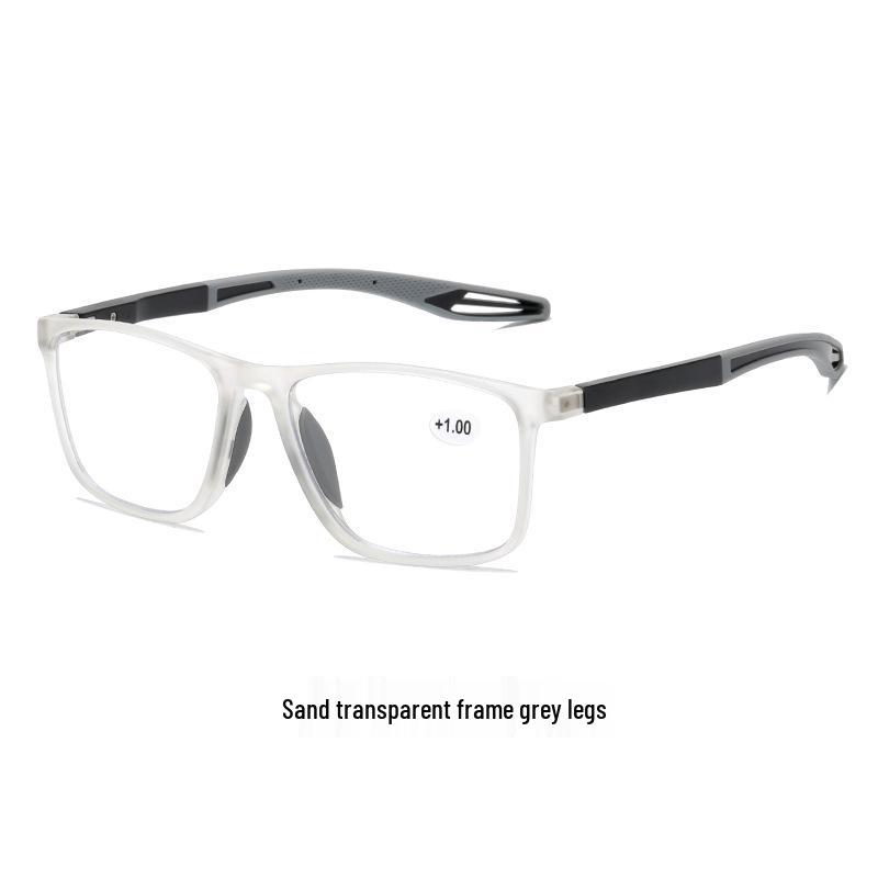 

Новые унисекс очки для чтения TR90 с изменяющим цвет: Ультралегкий, Противоскользящий, Защита от синего света, Дизайн для спорта в помещении/на открытом воздухе. Gray +150