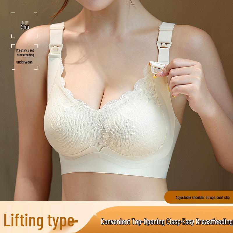 Sömlös amnings-bh för gravida - Mot sidofett, Mot häng, Postpartum, Stor storlek