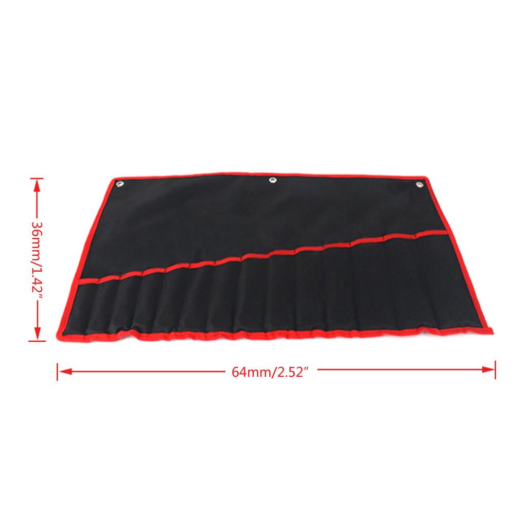 Reelable Oxford Wrench Roll Up Bag Tool Pouch for Electrician Plumber, Carpenter High-level Quality Tool Roll Up Bag