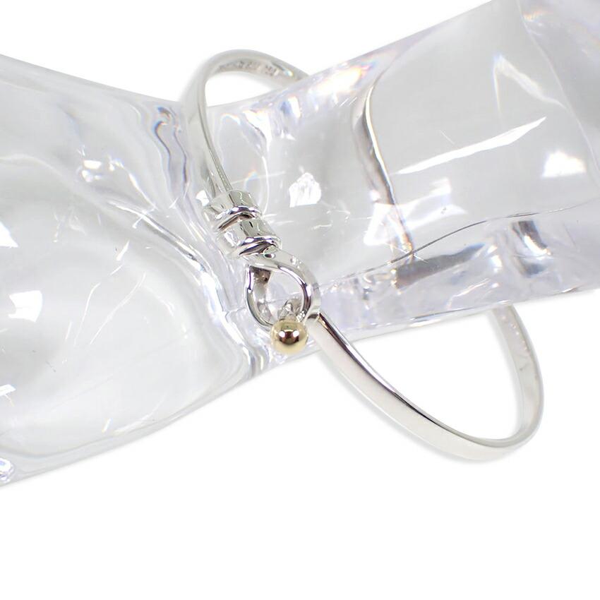 

[Б/у] Браслет TIFFANY/Tiffany 925/750 с комбинированным крючком и ушком [g353-54]