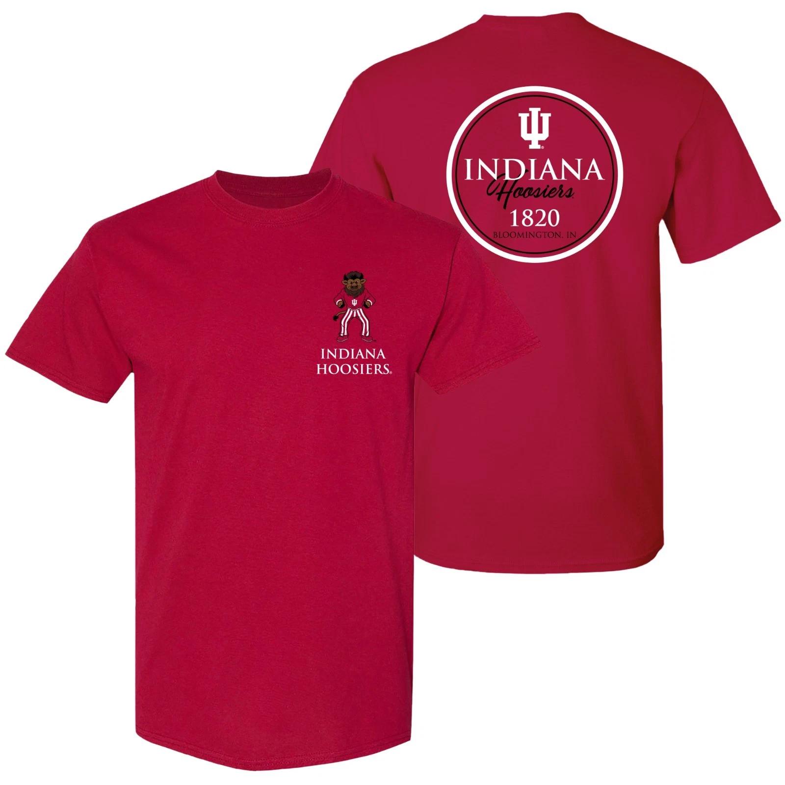 Indiana Hoosiers Classic Circle Bison T-Shirt - Cardinal S