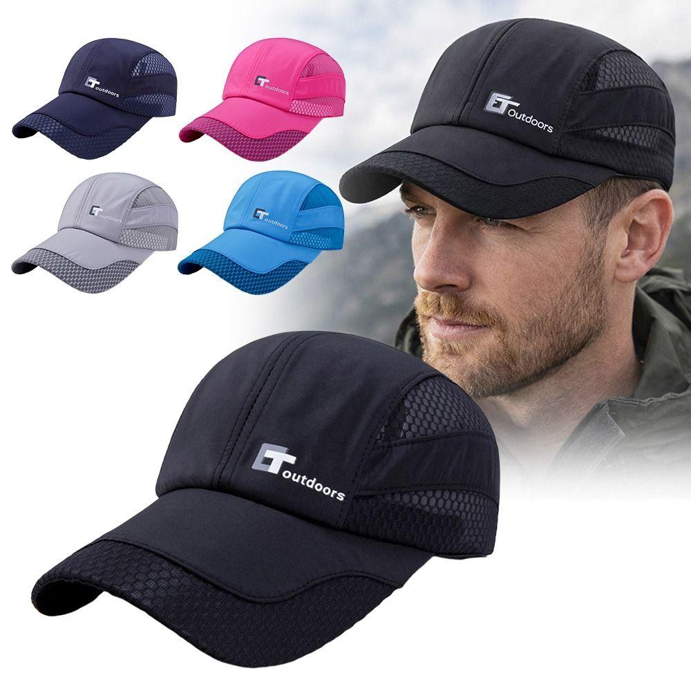 Adjustable Baseball Cap Quick-Dry Sunscreen Cap Portable Sun Hat Women Men