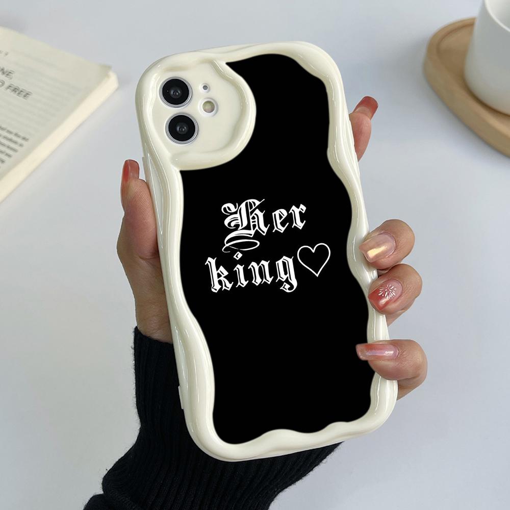 Ae84 King Queen Couple Art Protective Phone Cases for Samsung S23 S24 Ultra A55 A14 A25 A13 Infinix Hot 40 Pro Tecno Spark 20C Wave TPU Back Cover