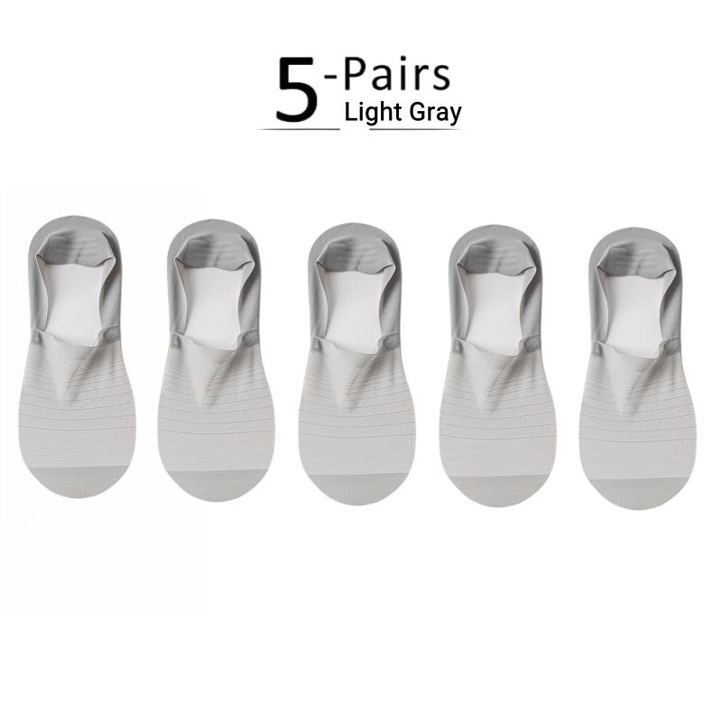 Men's Mesh Breathable No-Show Socks Ultra Lightweight Invisible Athletic Casual Socks for Sports Gym Running  (1 Pair / 5 Pairs)