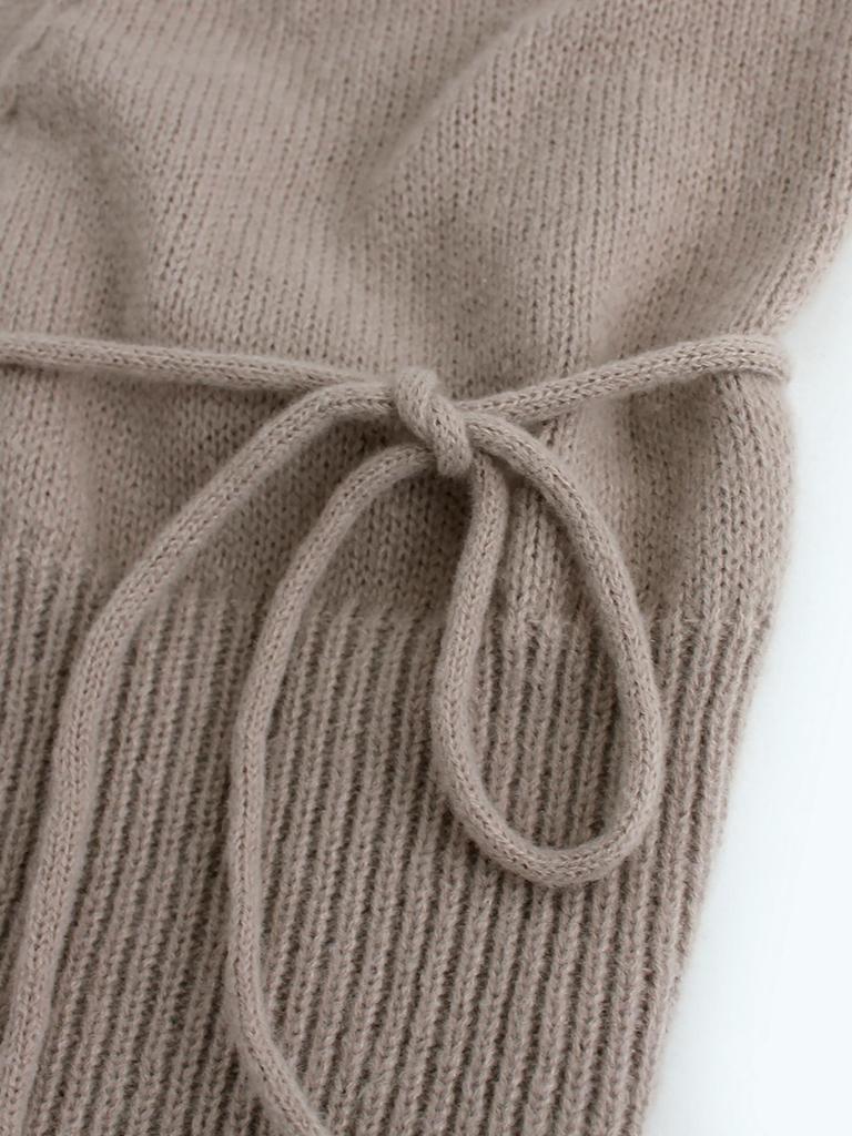 European and American Long-Sleeve Knitted Cardigan Sweater for Autumn and Winter