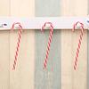 24/6PCS Mini Candy Canes Miniature Christmas Tree Decor Peppermint Swirls Pendant DIY Scrapbook Craft Gift Home Party Navidad