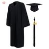 Grad University 2023 Happy Graduation Graduation Gown Set Bling Removable Tassel Mortarboard Hat