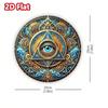 Vintage Style Metal Tin Sign Wall Decor 20x20cm Artwork