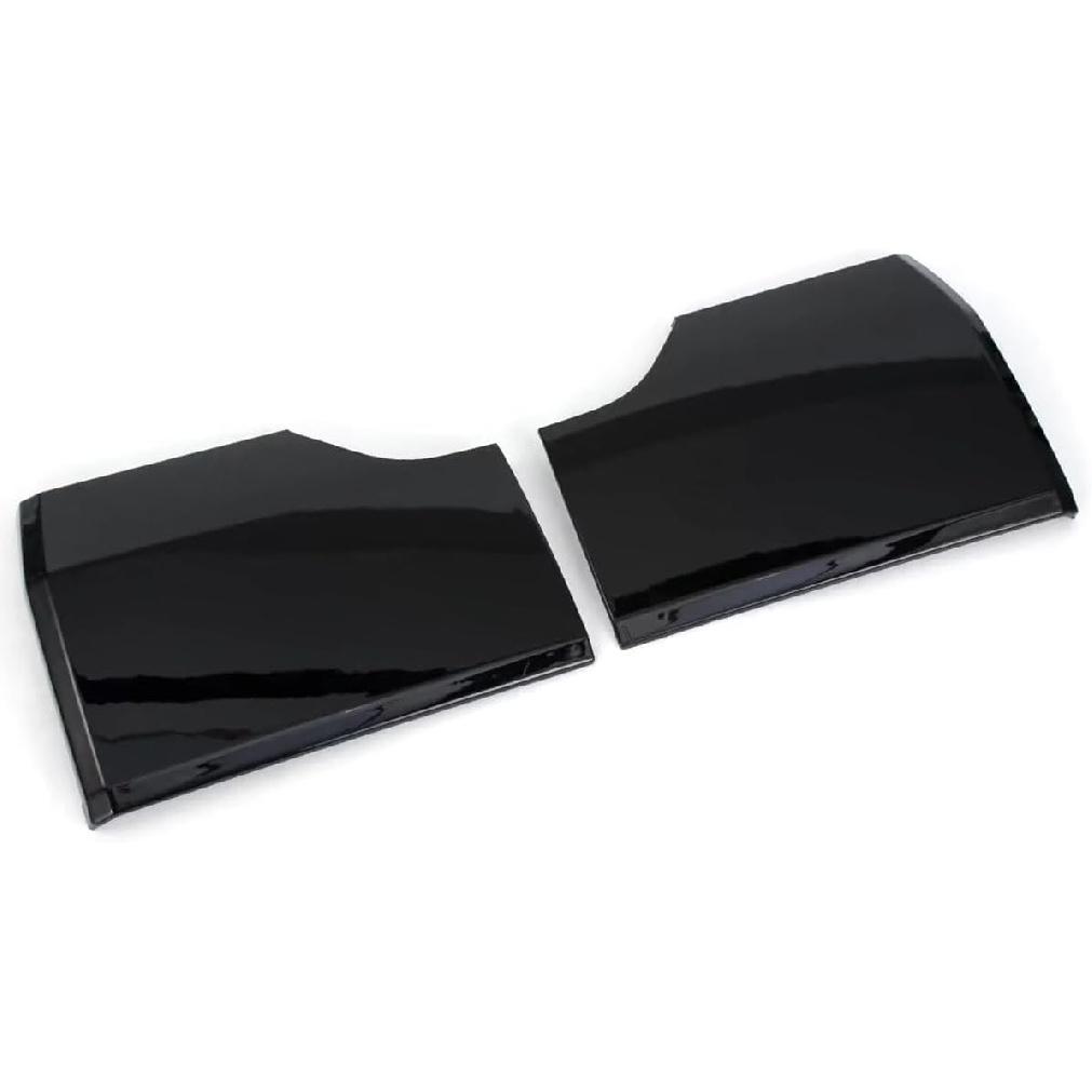 Autozubehör Passend für Toyota Tundra 2025 2024 2023 2022 Heckstoßstangen-Schutz Ecken-Schutz Seitenstoßstangen-Abdeckung Zierleiste (Glänzend schwarz) 2 Stück ABS