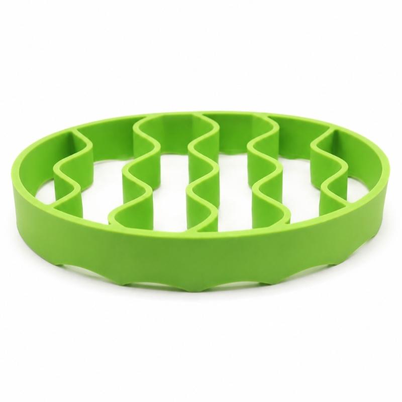 Silicone Open Rack Insert for Slow Cooker Use, Pot Bottom Lift Support for Soup, Porridge and Braised Dish Cooking Meal Use