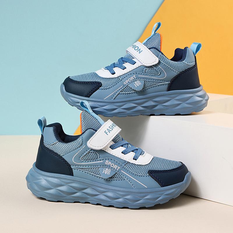 Kids Breathable Mesh Sport Sneakers Casual Walking Shoes Sizes 28-40 for School Play Training Travel and Everyday Active Wear