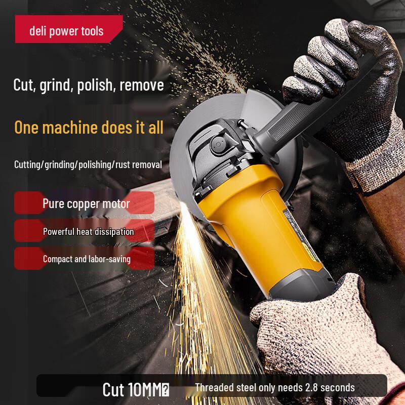 Deli Electric Angle Grinder CN plug (adapter included)