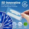 5D Teeth Whitening Strips for Sensitive Teeth, Remove Stains From Coffee And Wine, Enamel Safe At Home Whitening Kit-7/14/21Pairs
