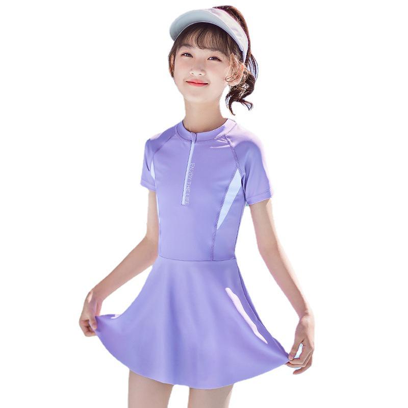 2025 Summer Kids One-Piece Swimsuit for Girls: Sizes Small, Medium, Large