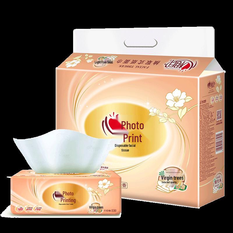 Mind Act Upon Mind 3-Ply Soft Facial Tissues, 16 Packs