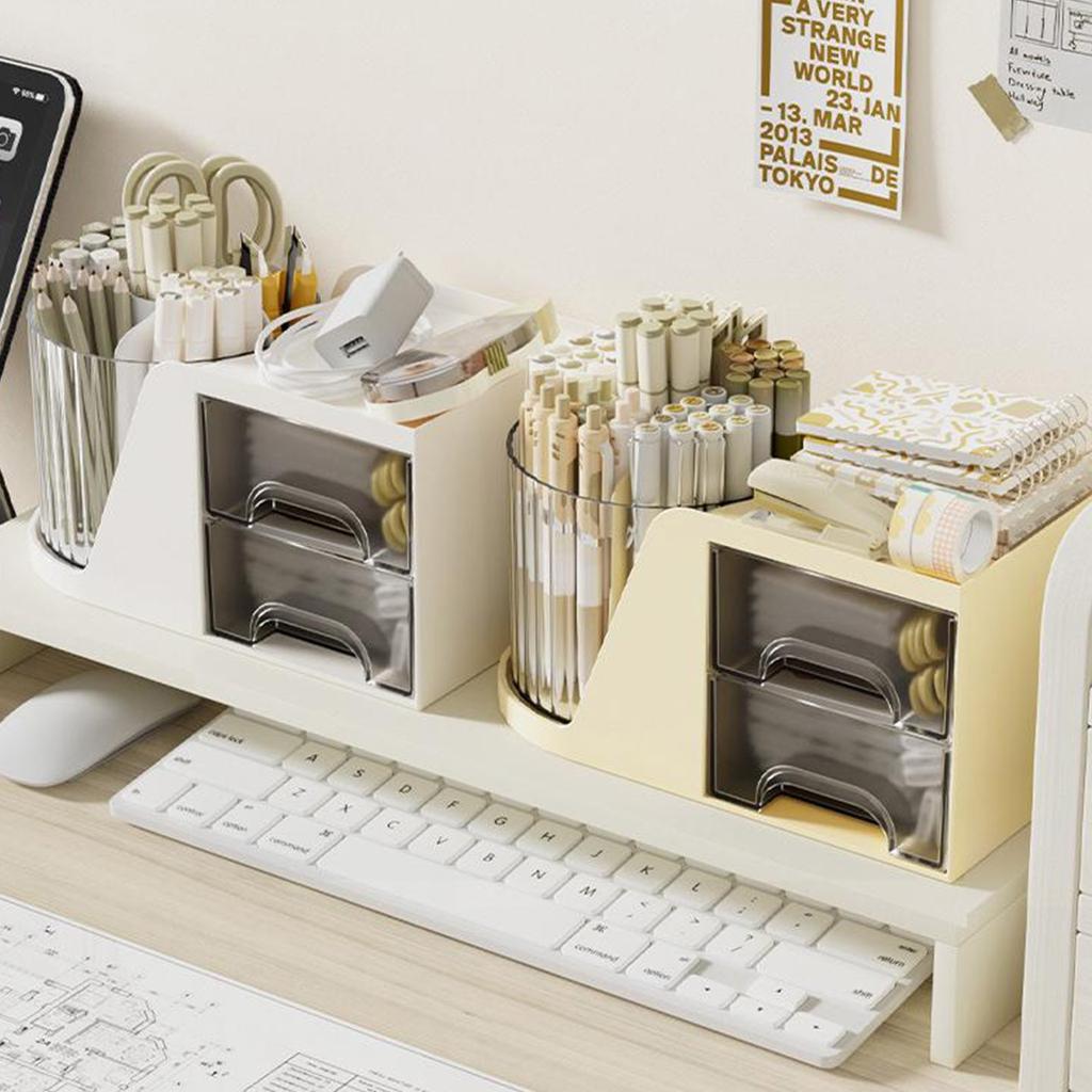 Desktop Storage Box Drawer-type Storage Rack Makeup Brush Storage Bucket