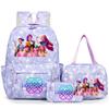 3Pcs/Set KPop Demon Hunter School Bags Girls Teens Rumi Mira Zoey Youth School Backpack Travel School Students Laptop Backpack