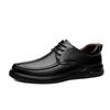 Men's Shoes 2025 Autumn New Business Casual Leather Shoes Soft Sole Trend Breathable British Fashion Driving Shoes Dad Shoes